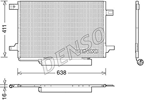 Denso dcn17004  Klima DENSO Kondensatoren