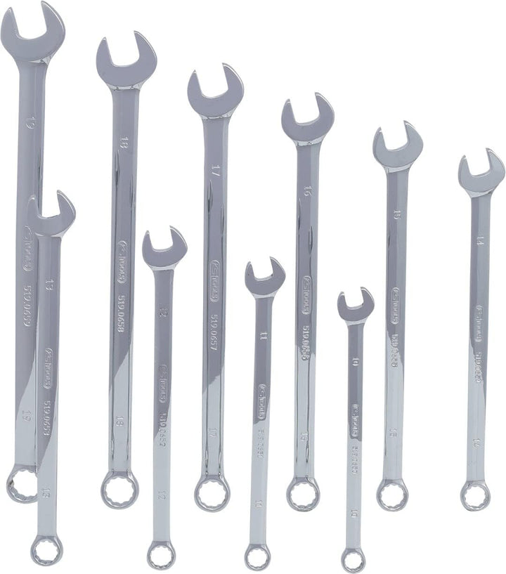 KS Tools 519.0660 CHROMEplus Ringmaulschlüssel-Satz, XL, 10-tlg.