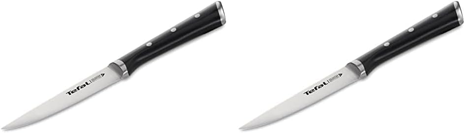 Tefal Ice Force K23209 Universalmesser | 11cm Klinge | Korrosionsschutz | Handschutz | Edelstahl/Sch