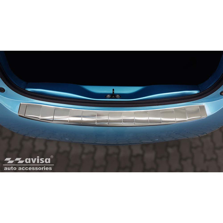 Avisa Edelstahl Heckstossstangenschutz kompatibel mit Renault Zoe II 2019- 'Ribs'