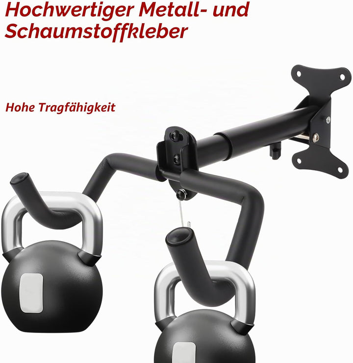 WOPPLXY 2 Stück Fahrrad Wandhalterung, Winkel und Wandabstand Einstellbar Fahrradhalterung Wand, Sch