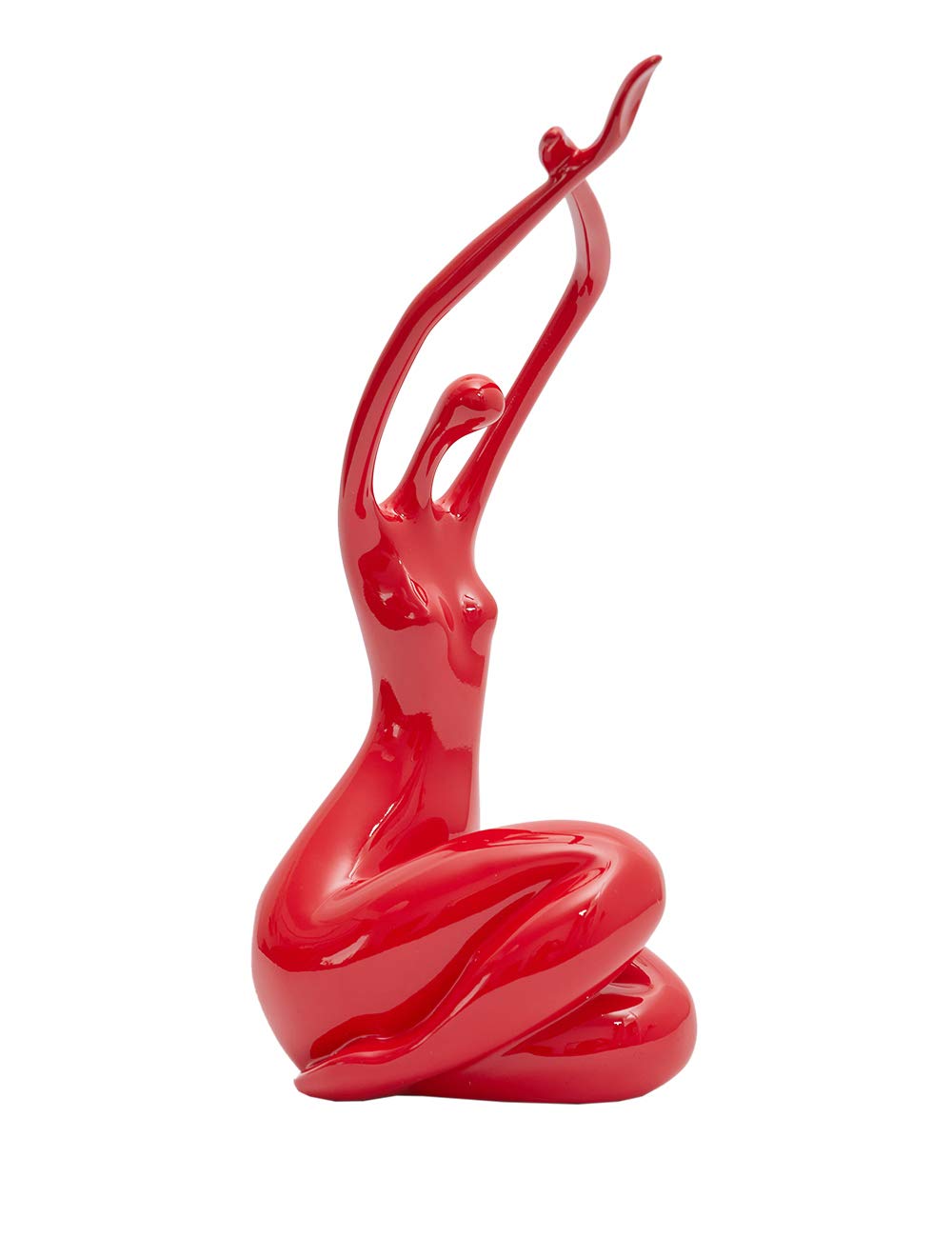 HAUCOZE Frau Figuren Skulptur Yoga Mädchen Dekor Modern Geschenk 33cm | Modern, Ballerina Statue, Fü