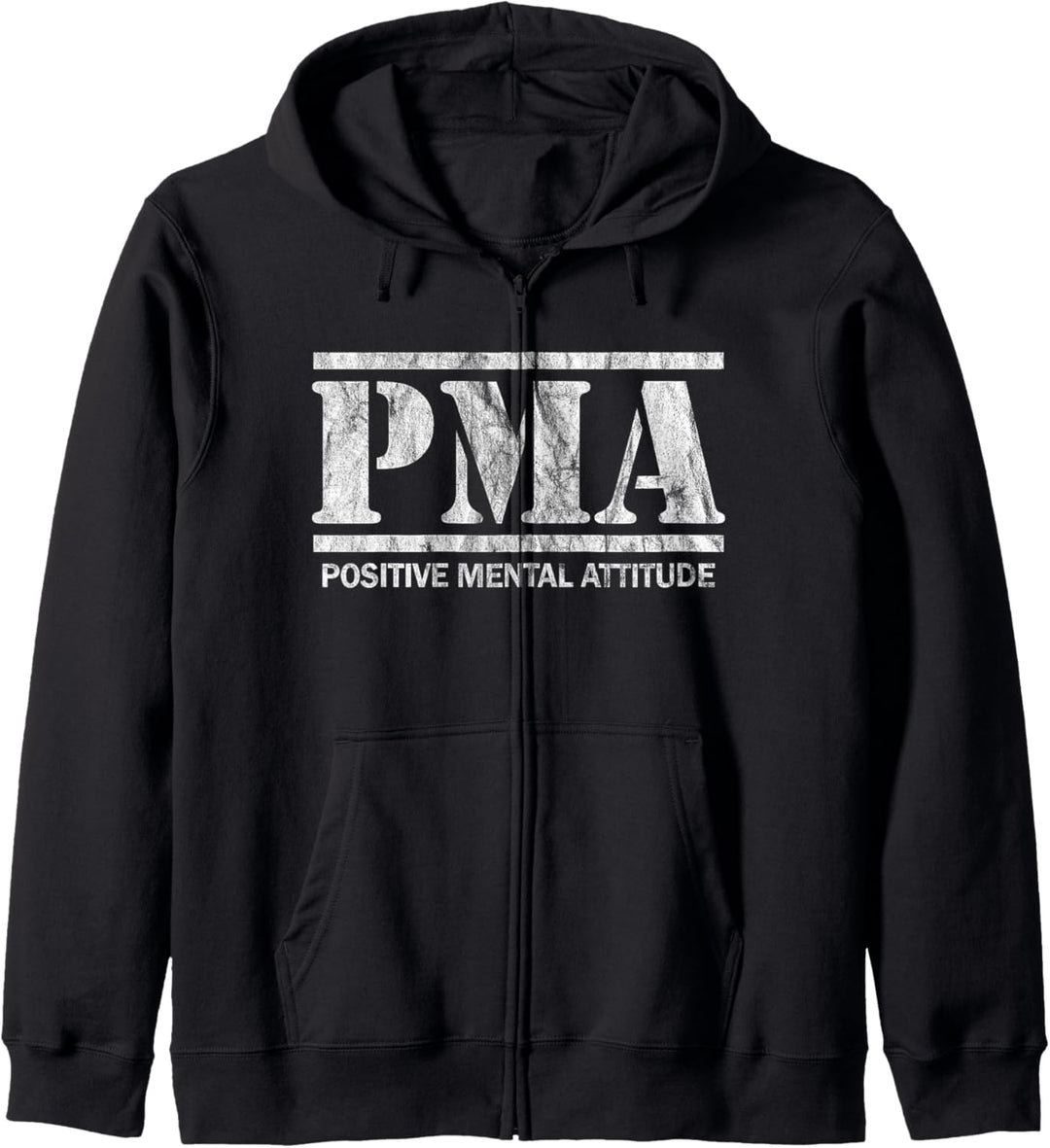Positive geistige Einstellung. PMA Kapuzenjacke