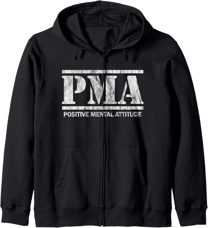 Positive geistige Einstellung. PMA Kapuzenjacke
