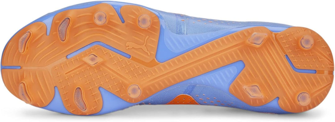 PUMA Damen Future Match Fg/Ag Wn'sFussballschuh 30 EU Blue Glimmer Puma White Ultra Orange, 30 EU Bl