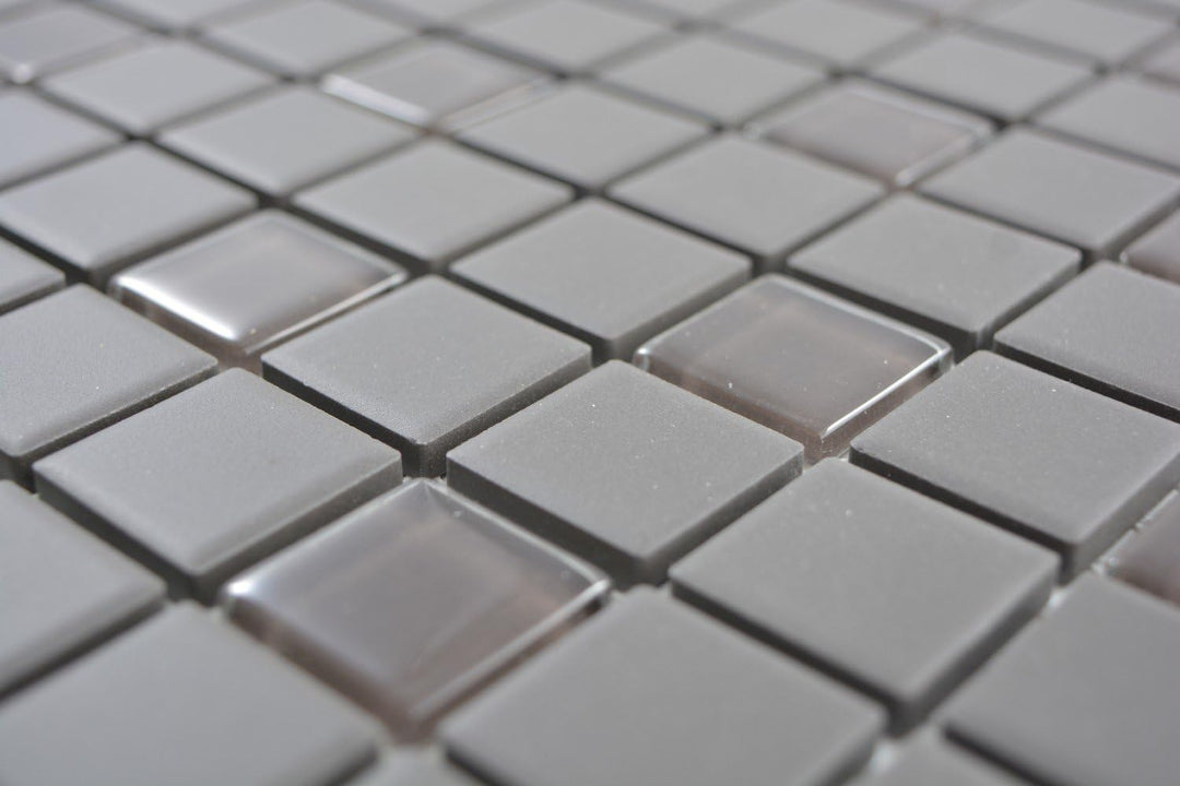 Mosaik Fliese Keramik braun unglasiert Glas für WAND BAD DUSCHE KÜCHE FLIESENSPIEGEL THEKENVERKLEIDU