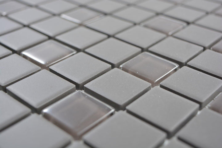 Mosaik Fliese Keramik braun unglasiert Glas für WAND BAD DUSCHE KÜCHE FLIESENSPIEGEL THEKENVERKLEIDU