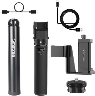 Smatree Tragbarer Ladestation mit Stativ für DJI OSMO Pocket 2/DJI OSMO Pocket, Smartphone-Halterung