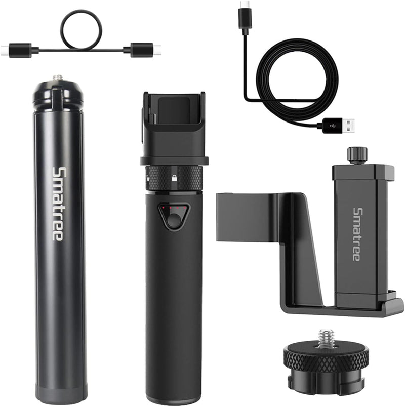 Smatree Tragbarer Ladestation mit Stativ für DJI OSMO Pocket 2/DJI OSMO Pocket, Smartphone-Halterung