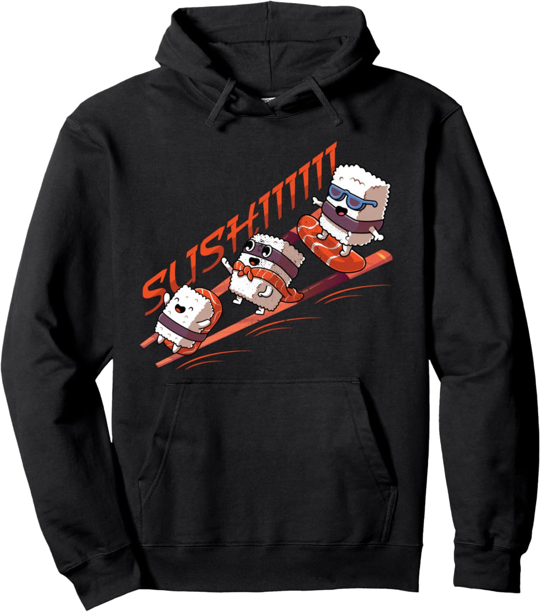 Kawaii Sushi - Food - Cute Sushi Anime - Asia Japan Culture Pullover Hoodie
