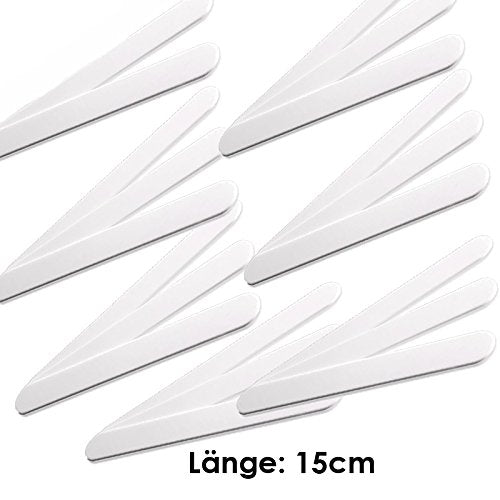 Kosmetik-Spatel weiss Kosmetex, zum Auftragen und Entnehmen von Cremes aus Dosen, Plastikspatel 15cm