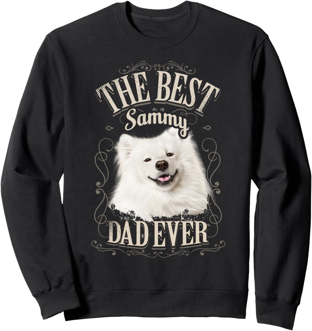 Best Sammy Dad Ever Samojede Hund Vintage Geschenke Mann Sweatshirt