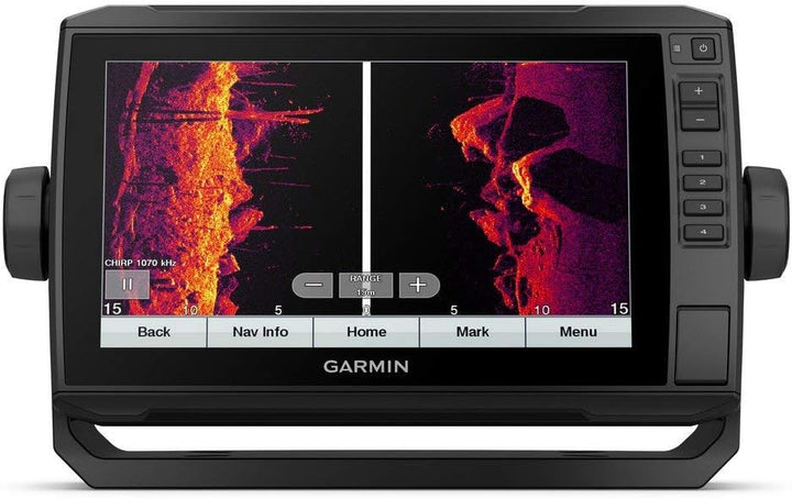 Garmin ECHOMAP UHD Fischfinder Displaygrösse 9 Zoll, Echolot integriertes Chirp, UHD ClearVü und UHD