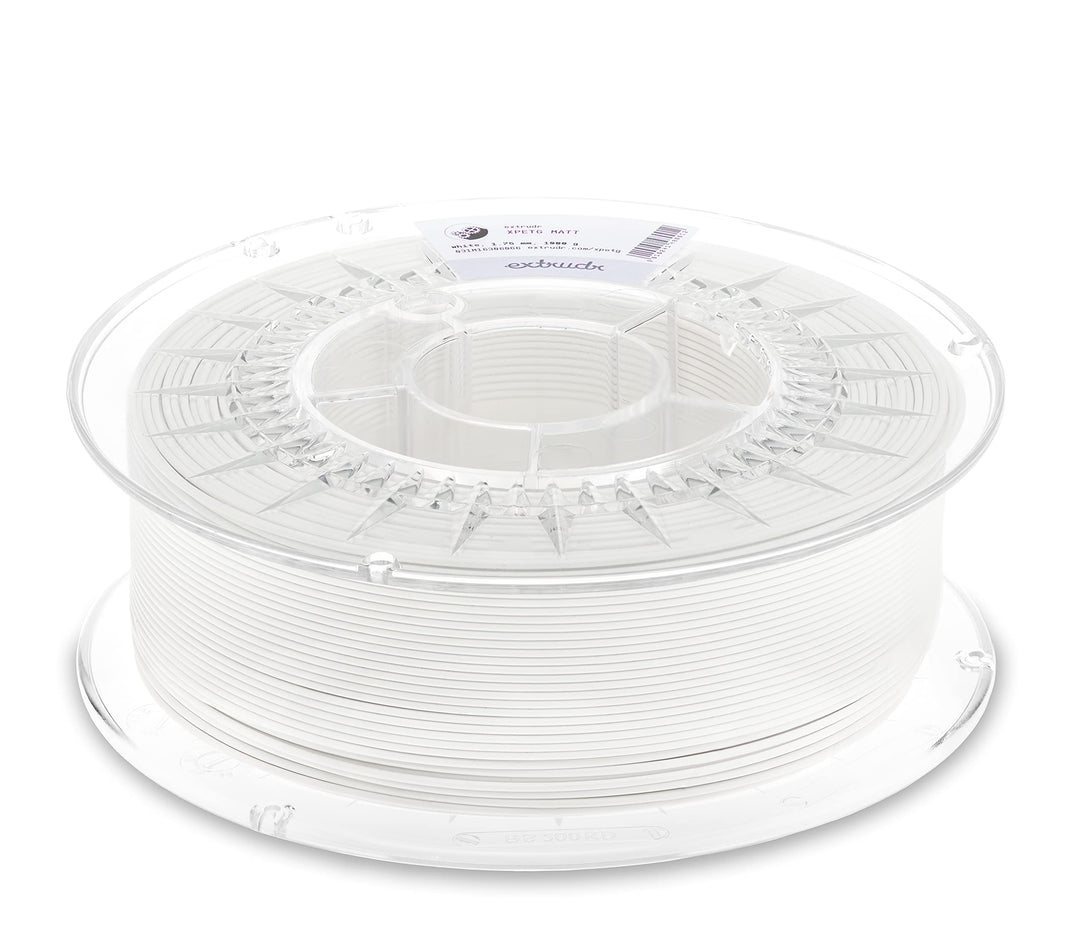 extrudr® XPETG MATT ø1.75mm (1kg) 'WEISS' - 3D Drucker Filament - Made in Austria - höchste Qualität