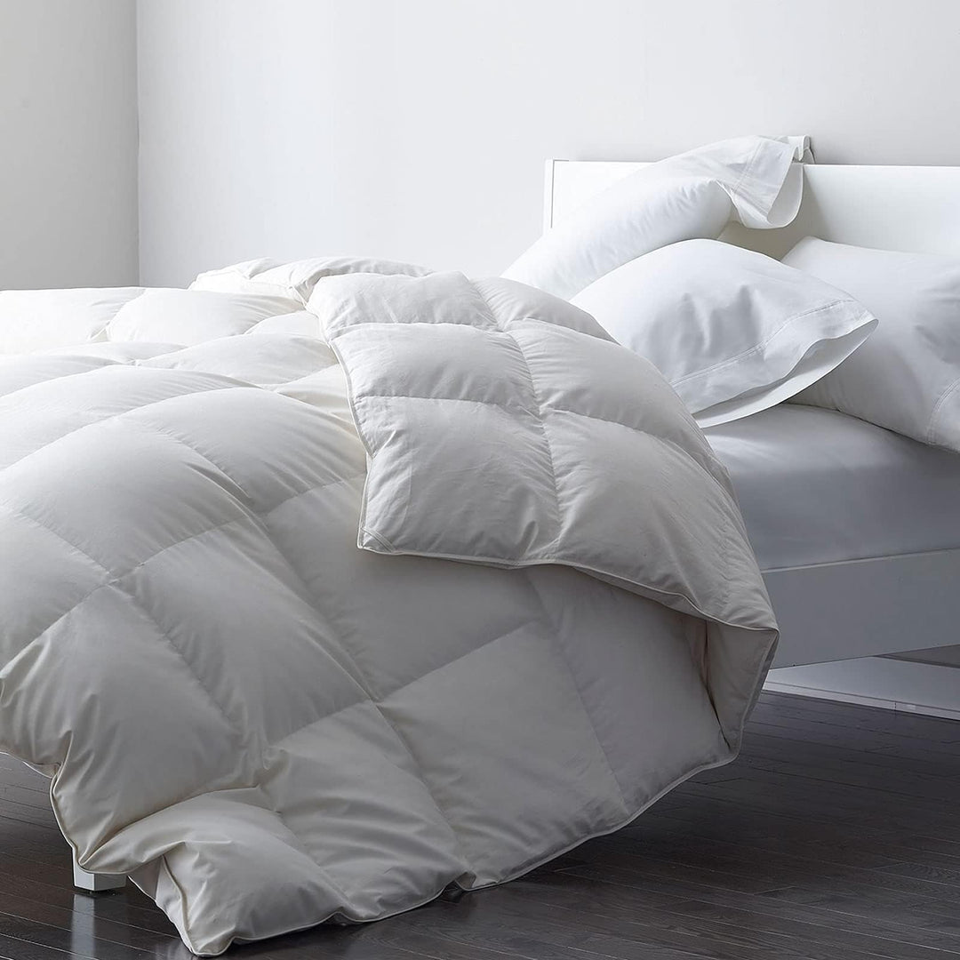 DWR Daunendecke 135 x 200 cm Winter Warme Bettdecke 135 x 200 cm, 100% Bio-Baumwolle, Winterdecke au