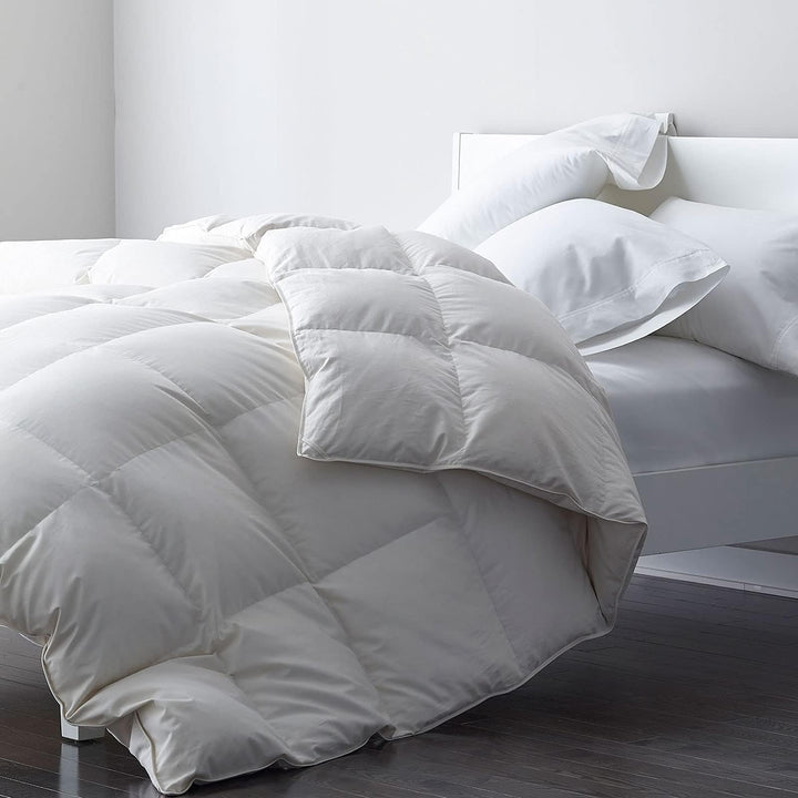 DWR Daunendecke 135 x 200 cm Winter Warme Bettdecke 135 x 200 cm, 100% Bio-Baumwolle, Winterdecke au