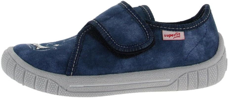 Superfit Jungen Bill Hausschuhe 33 EU Weit Blau 8060, 33 EU Weit Blau 8060