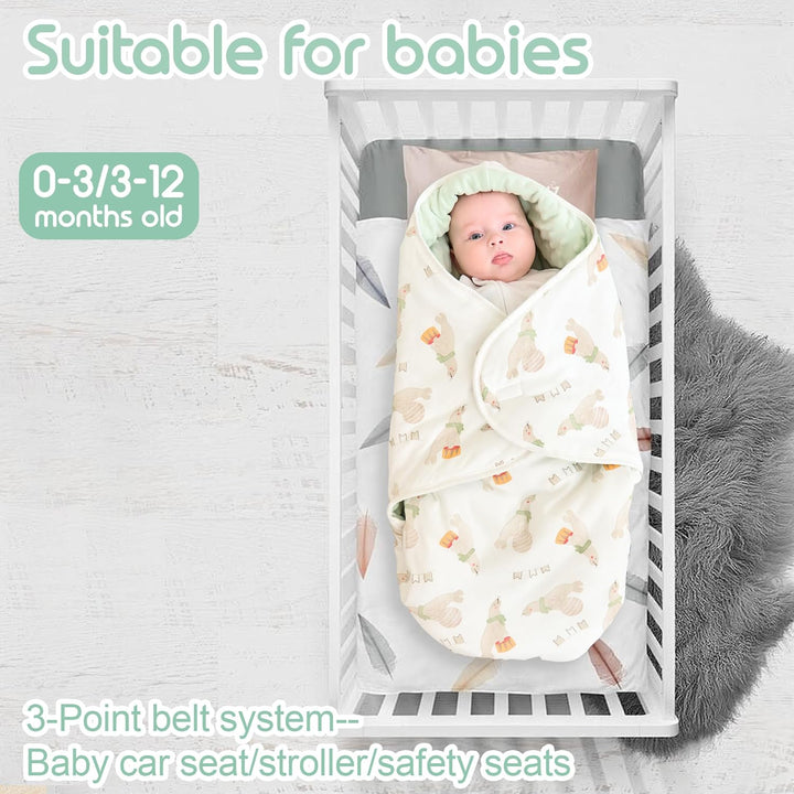 Einschlagdecke Babyschale für Winter Buggy Universal Fusssack Babydecke Baumwolle Baby Pucksack für