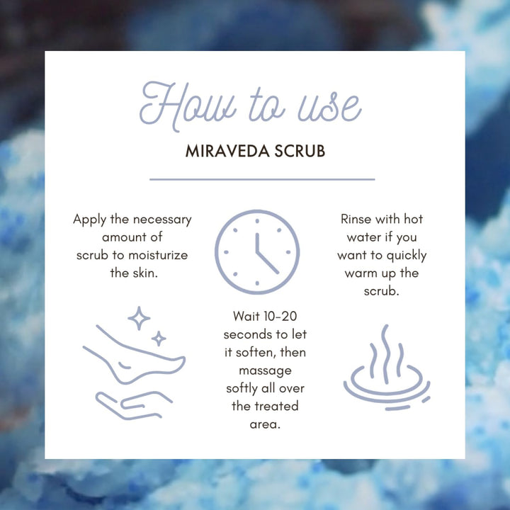 Miraveda by Italwax Sea Scrub - 500ml - Professionelles Peeling für die Hautpflege - Feuchtigkeitssp
