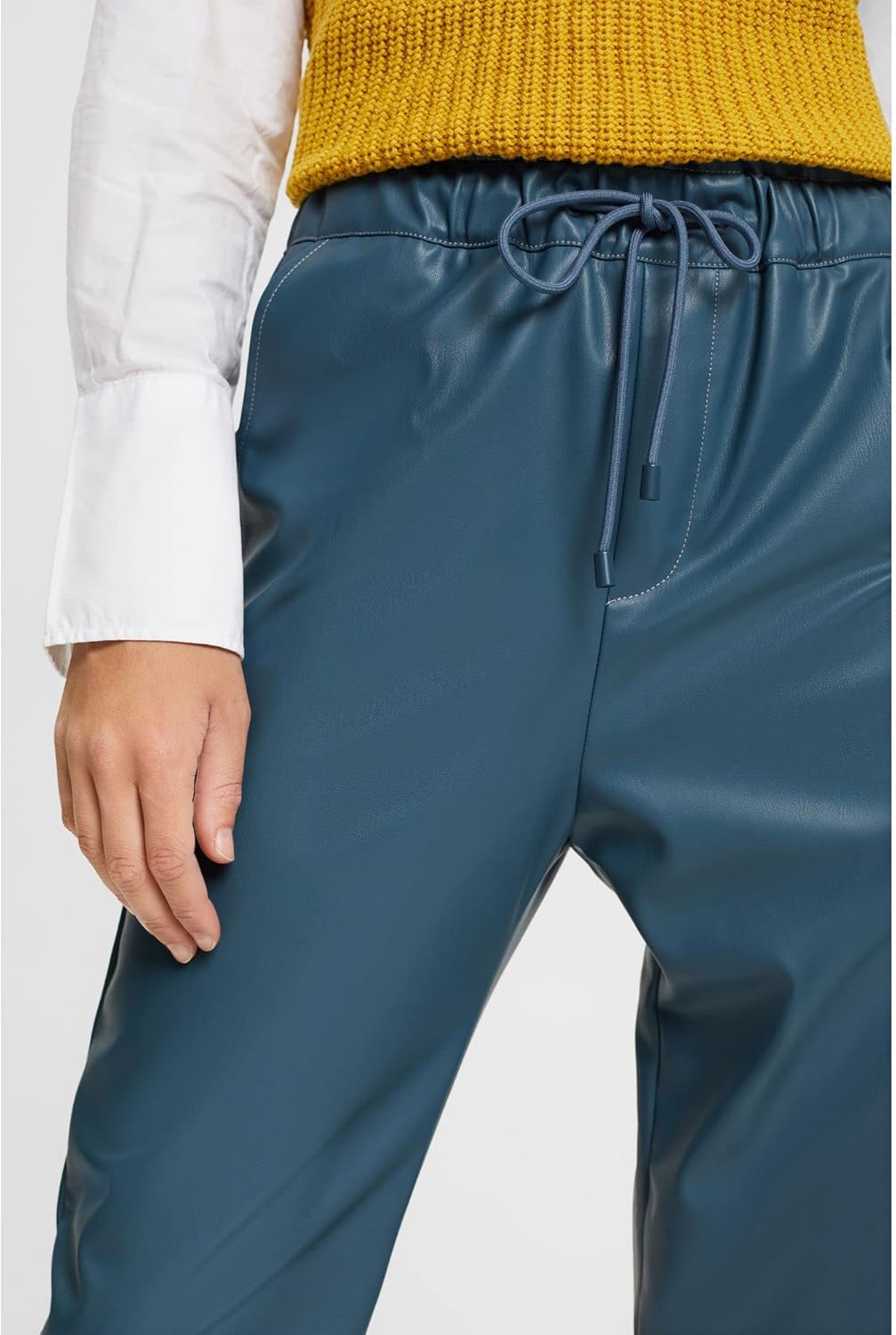 ESPRIT Damen Hose 44 450/Petrol Blue, 44 450/Petrol Blue