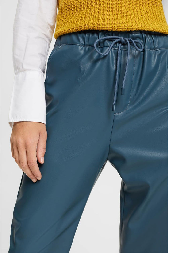 ESPRIT Damen Hose 44 450/Petrol Blue, 44 450/Petrol Blue