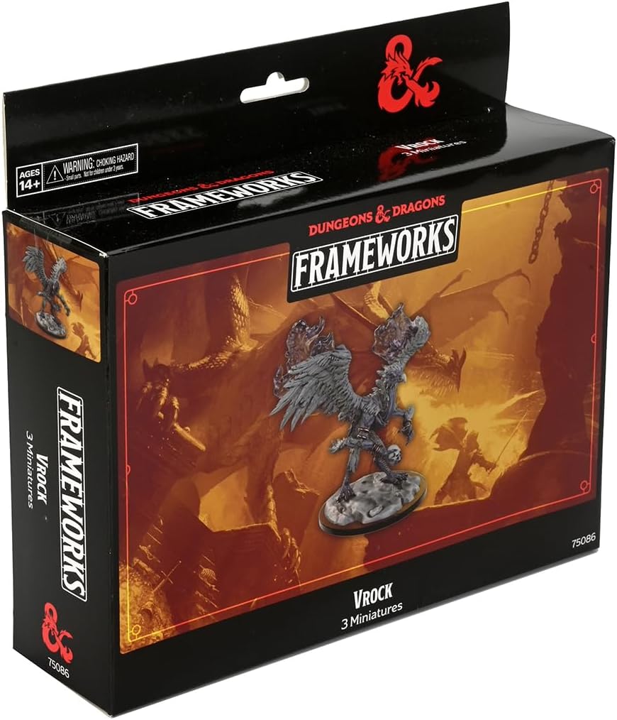 WizKids D&D Frameworks: Vrock - Unlackiert und unmontiert