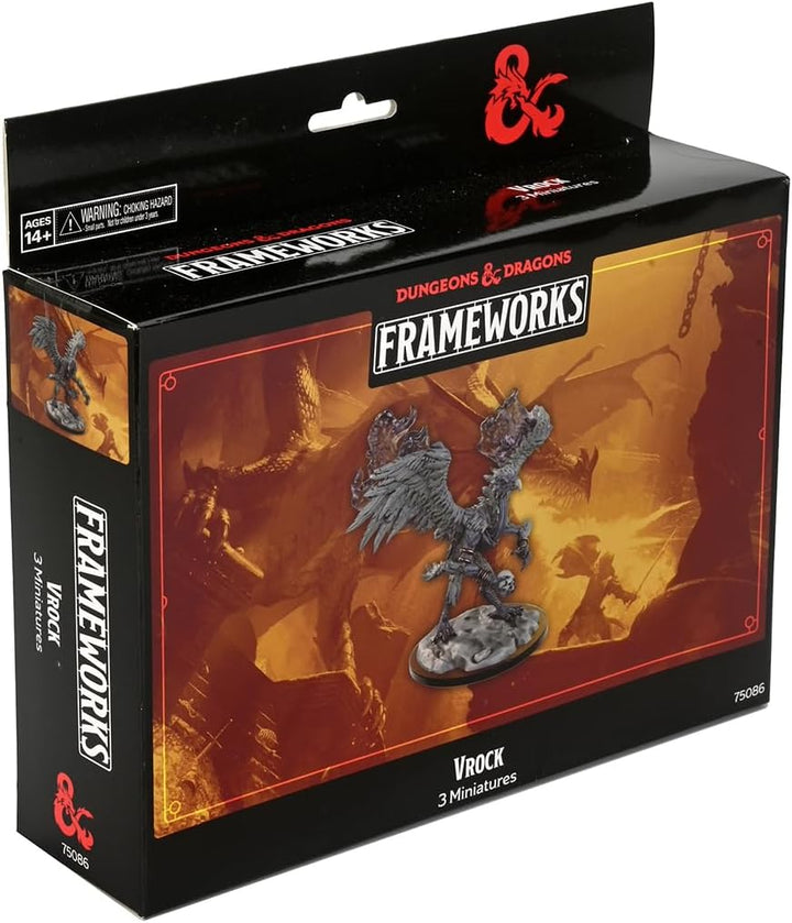 WizKids D&D Frameworks: Vrock - Unlackiert und unmontiert