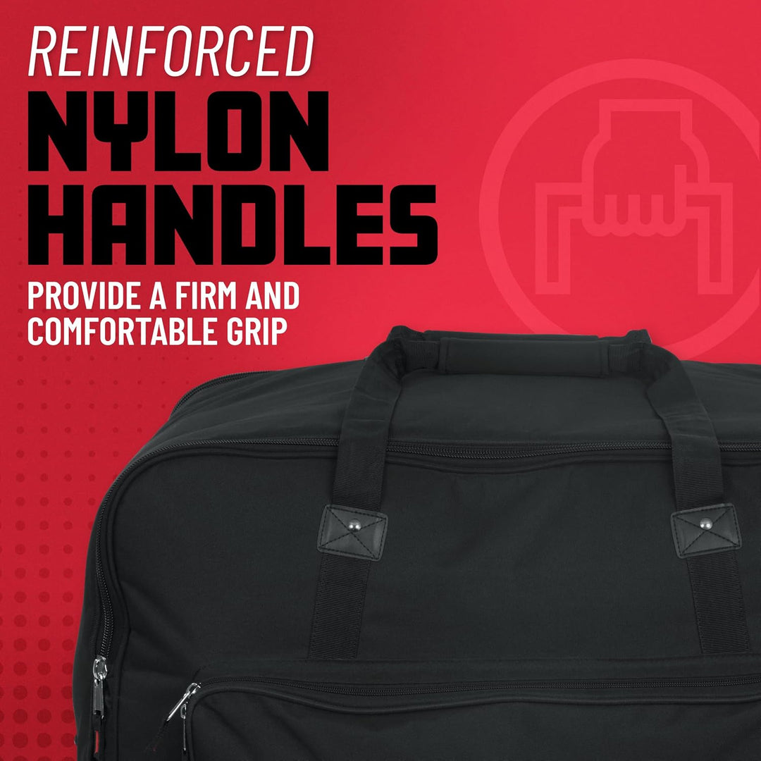 GATOR-Koffer Verstärkte Nylontasche mit Rollen für 12"-Lautsprecher 12 "mit Rädern Verstärktes Nylon