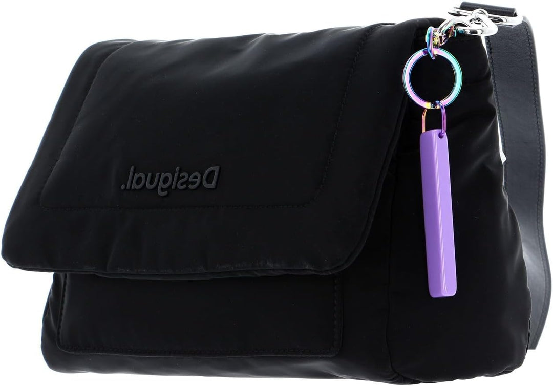 Desigual Womens BOLS_Happy COPENHAGUE Across Body Bag, Black