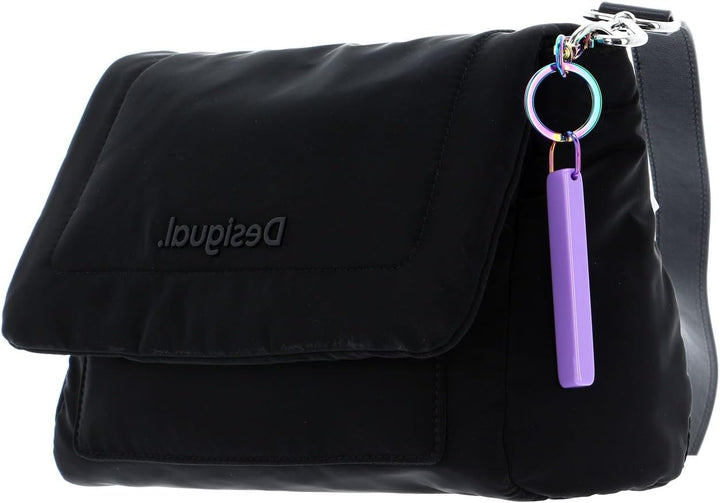 Desigual Womens BOLS_Happy COPENHAGUE Across Body Bag, Black