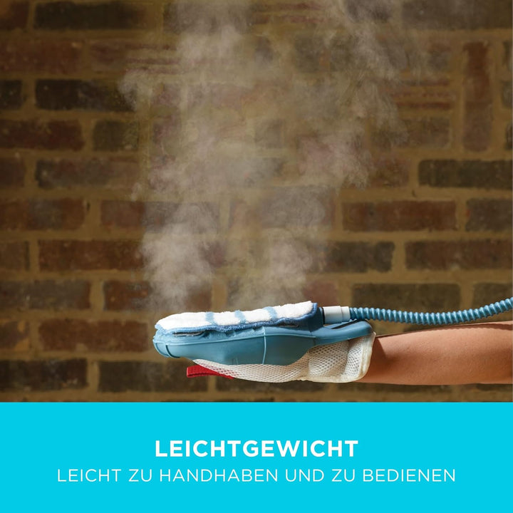 BLACK+DECKER BHSM166DSM Dampfmopp 2 und n1, 1.600 W mit Delta-Kopf
