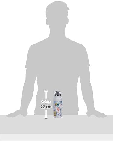 alfi KIDS ISO BOTTLE 350ml, crazy jungle, Isoliertrinkflasche Kinder aus Edelstahl, absolut dicht mi