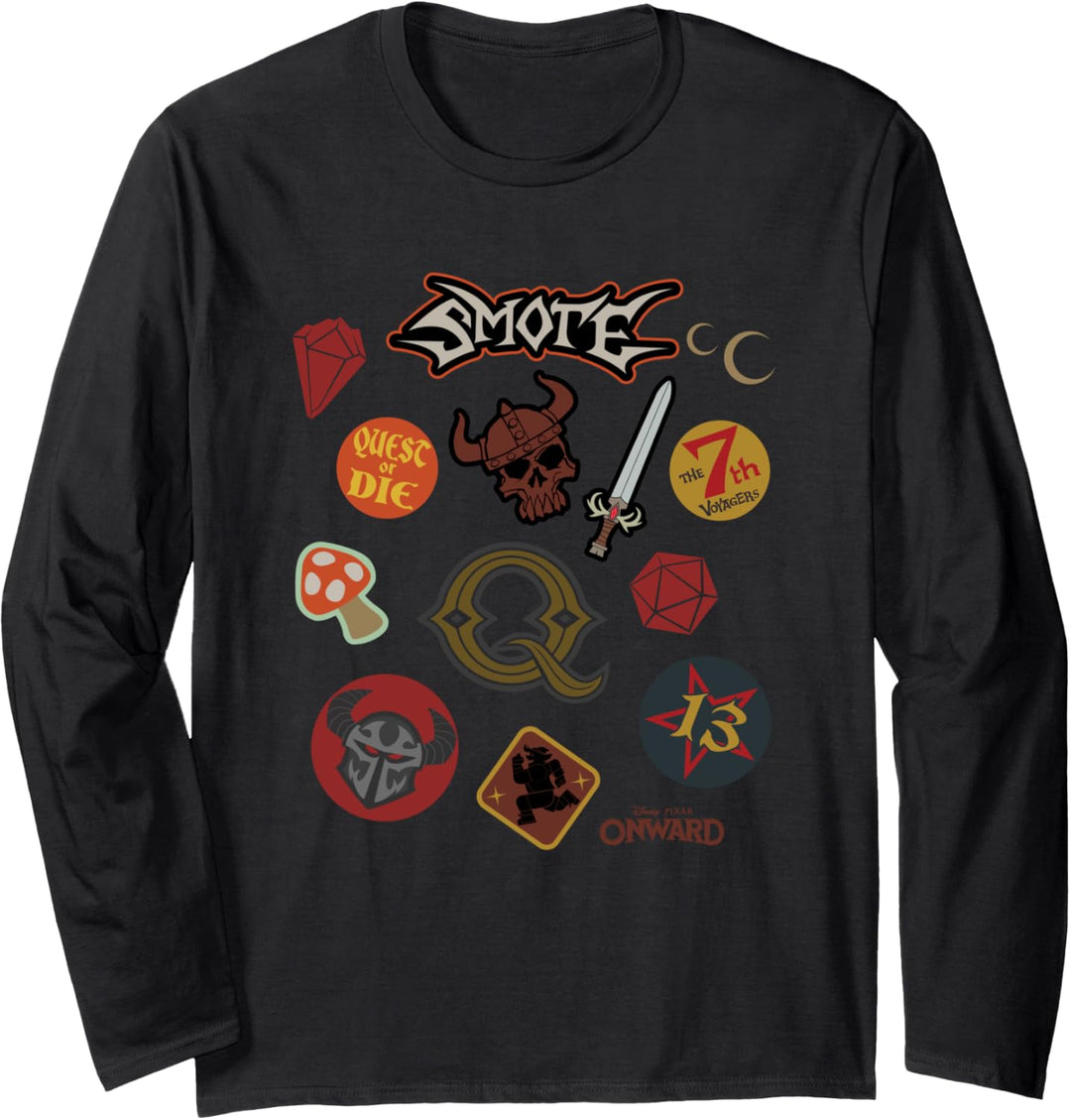 Disney and Pixar's Onward Barley Patches Langarmshirt