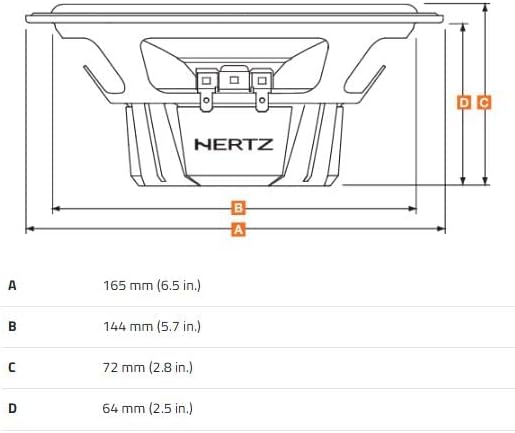 Hertz Dieci DCX 165.3 16,5cm 2-Wege Koaxialsystem Set Coax 2Way 165mm 1 Paar/2Stück