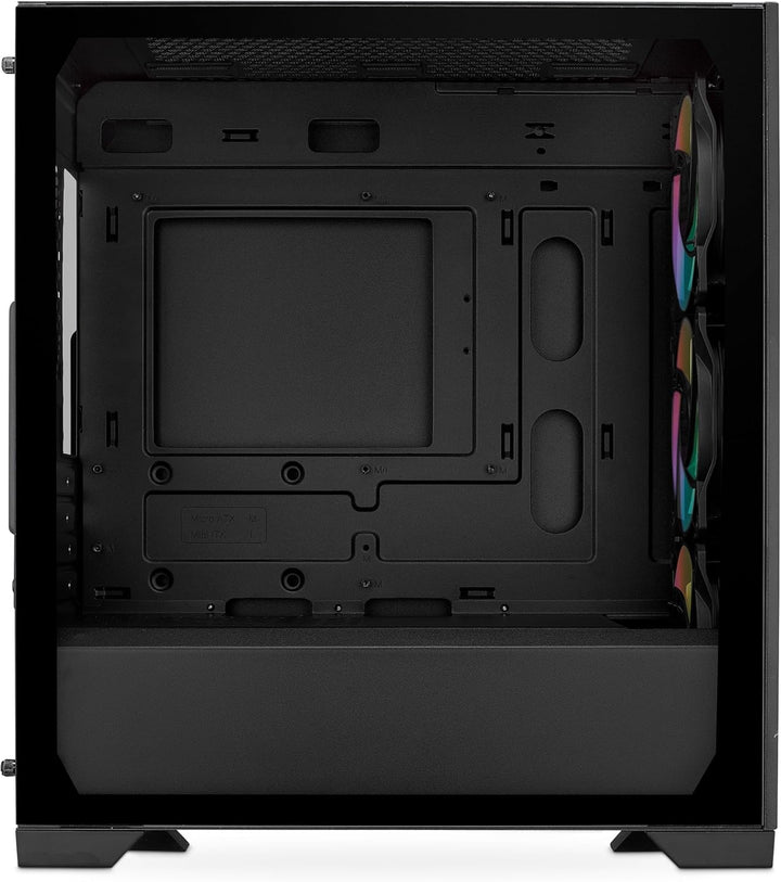 Cooler Master Elite 301 – Mini-Tower (Micro-ATX, ITX), 3 x 120 mm ARGB-Ansauglüfter (1200 U/min), un