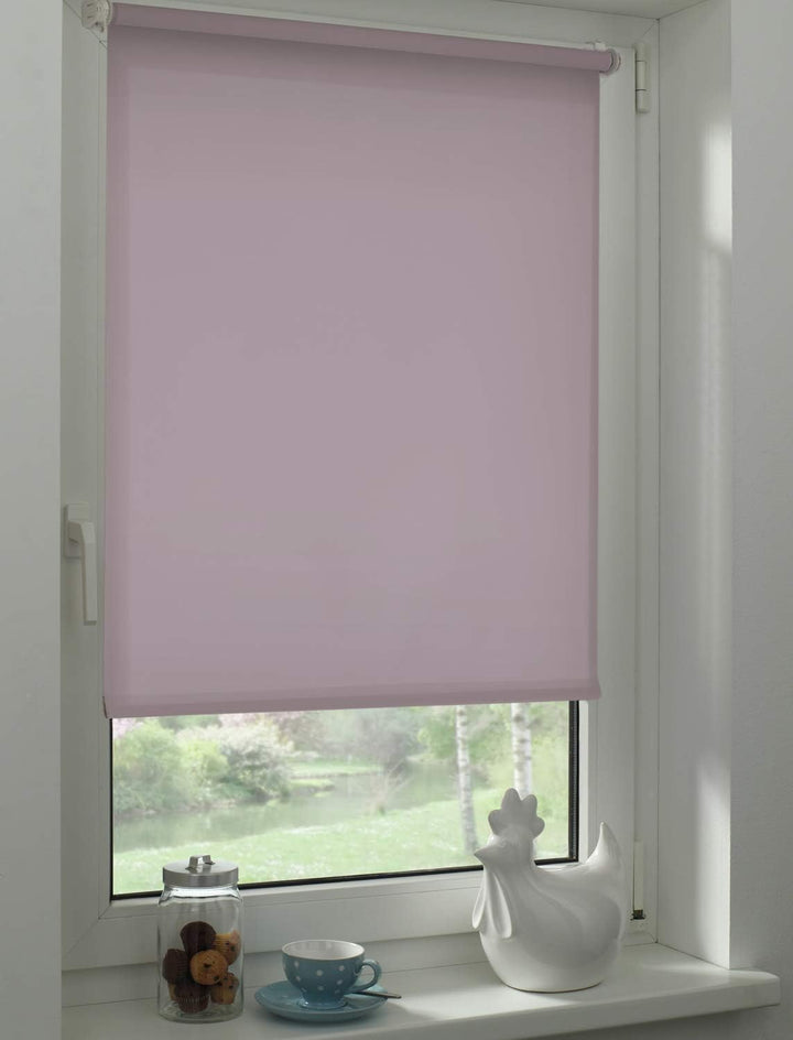 GARDINIA Rollo zum Klemmen oder Kleben, Tageslicht-Rollo, Blickdicht, Alle Montage-Teile inklusive,