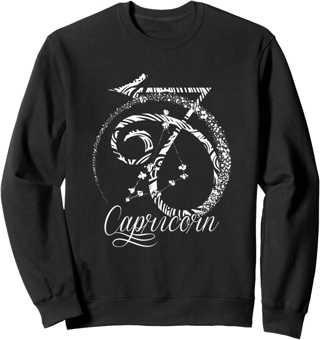 Steinbock Schild T-Shirt - Geburtstagsgeschenk - Astrologie Sweatshirt