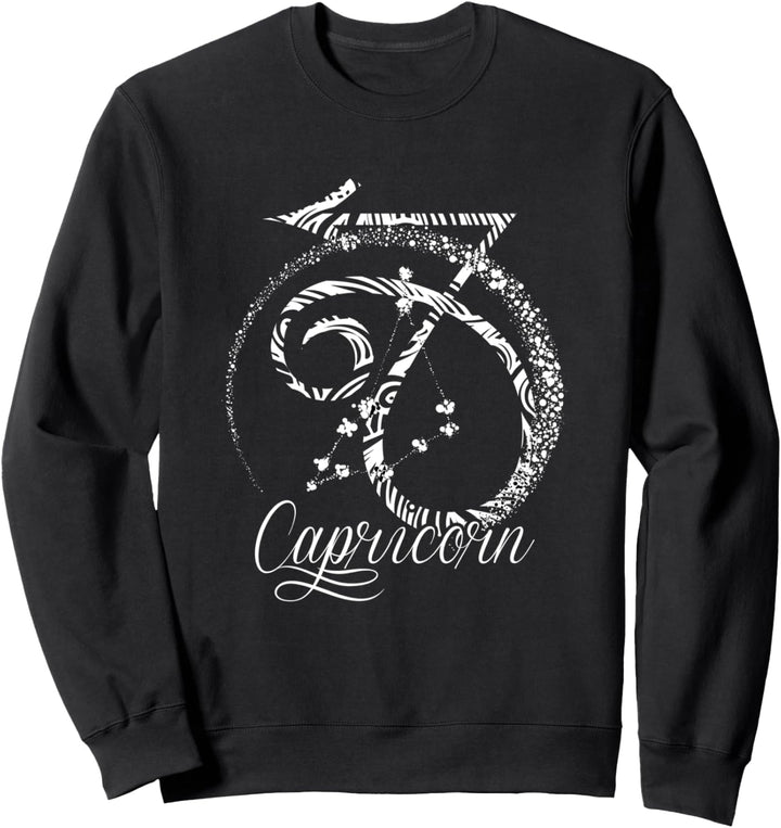 Steinbock Schild T-Shirt - Geburtstagsgeschenk - Astrologie Sweatshirt
