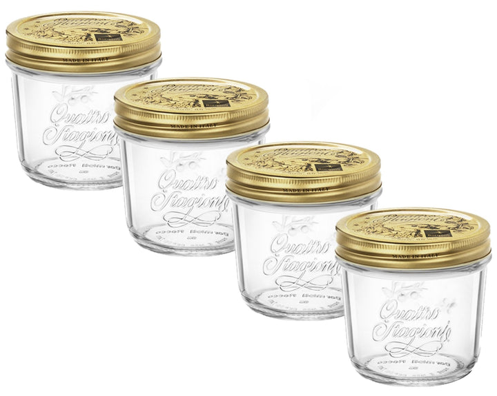 Bormioli 354757-CBA Quattro STAGIONI-20 CL, luftdicht, transparent, 4 Stück