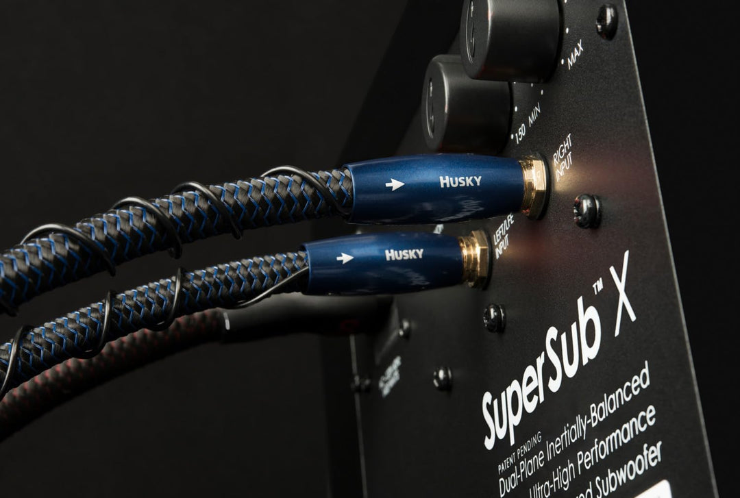 AudioQuest Lautsprecherkabel (Subwoofer-Kabel (2 m), Husky