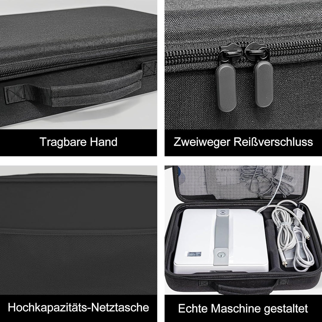 MaciRept Hartschalen-Organizer-Tasche für EVA Mini-Fensterreinigungsroboter, schützende Tragetasche