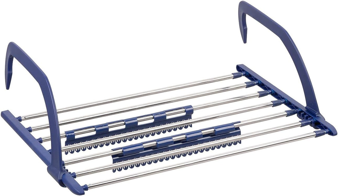 PEARL Handtuchhalter: Premium-Teleskop-Wäschetrockner f. Heizkörper & Balkon, 4 m ausziehbar (Balkon