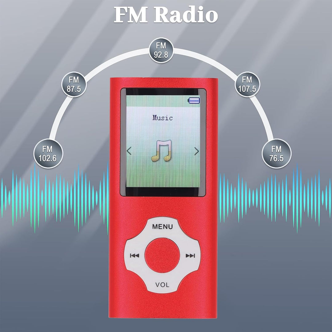 Bewinner 128 GB MP3 -MP4 -Player mit Bluetooth und WiFi, Tragbarer Verlustfreier Sound MP3, HiFi Sou