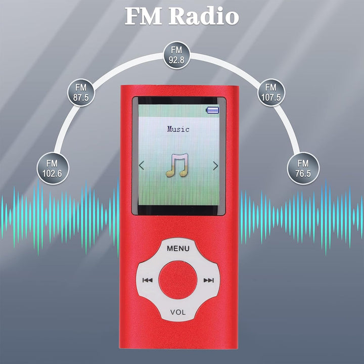 Bewinner 128 GB MP3 -MP4 -Player mit Bluetooth und WiFi, Tragbarer Verlustfreier Sound MP3, HiFi Sou