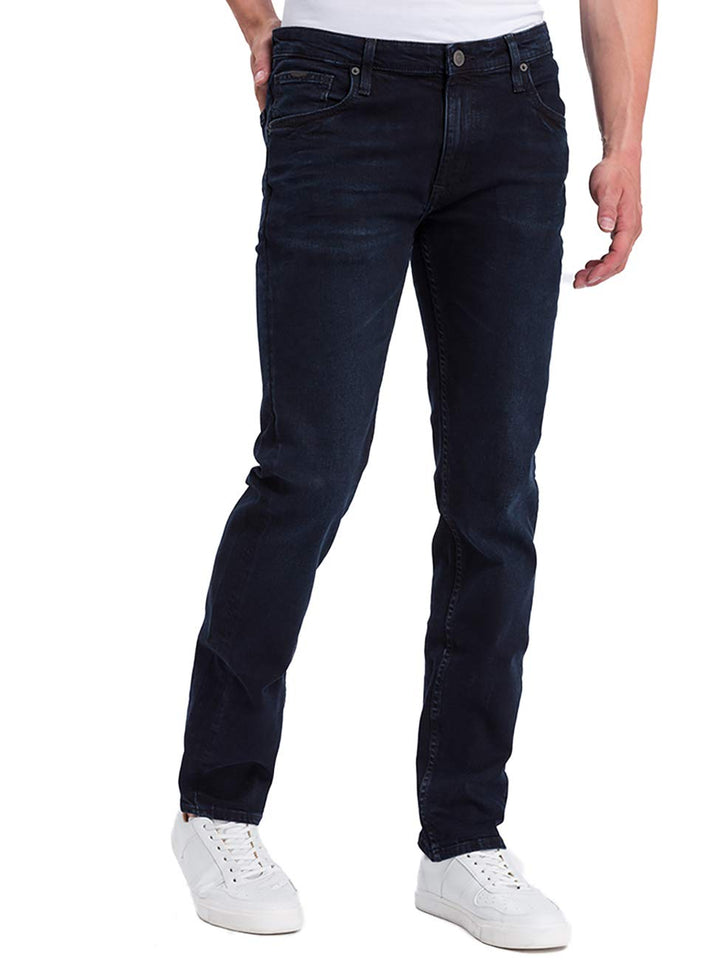 Cross Jeans Herren Damien Slim Jeans 33W / 34L Blau (Blue Black 014), 33W / 34L Blau (Blue Black 014