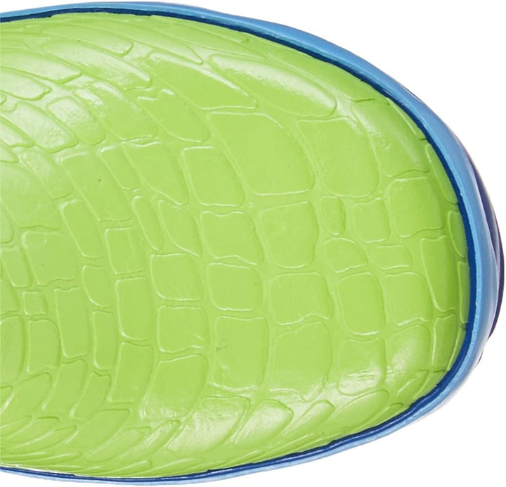 Playshoes Unisex Kinder Gummistiefel Zugband Regenstiefel, Dino