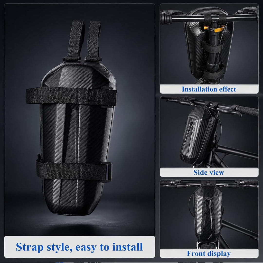 4L Scooter Tasche, Lenkertasche Wasserfest für Roller, Front Tube Bag Gross, Hart Eva E Scooter Leic