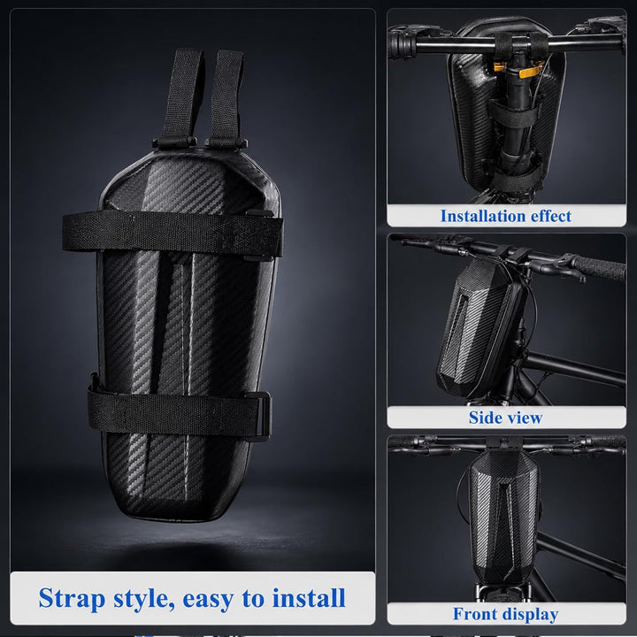 4L Scooter Tasche, Lenkertasche Wasserfest für Roller, Front Tube Bag Gross, Hart Eva E Scooter Leic