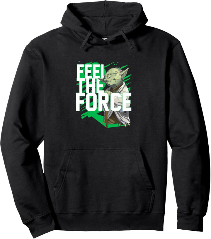 Star Wars Feel The Force Yoda Pullover Hoodie