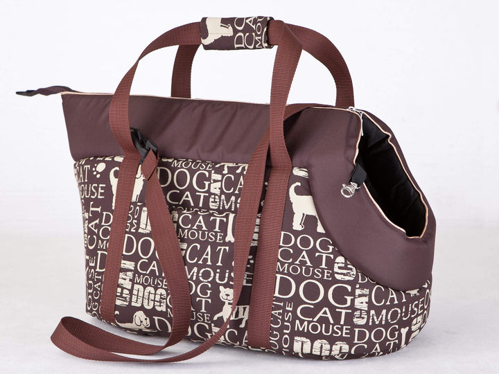 Hundetasche Tragetasche für kleinen und mittleren Hund, Welpen, Katze für Spaziergang - Grösse S 20